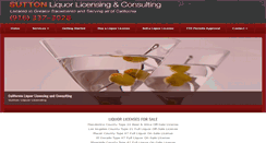 Desktop Screenshot of abcliquorlicenseconsultants.com